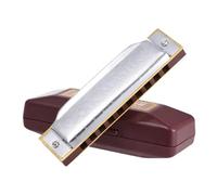 Harmonica Harmonica Standard Key Of C A B E F Key 10-Hole 20 Tones Diatonic Blues Gaita Harmonica For Beginner(C Key)