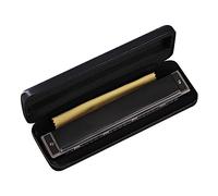 Harmonica Harp Harmonica For Key Of C 24 Holes Polyphony Organ Diatonic Mouth With For Case For Blues Folk For Pop 24-Hole Harmonica