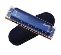 harmonica Harp Mouth Organ10 Holes 20 Tone Diatonic Harmonica With Blue Case Student Harmonica (Color : Key of Db)