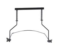 Harmonica Holder, Metal Frame Adjustable Distance Soft Tubes Steady Hold Harmonica Neck Support for Musicians Buskers Beginners Professionals Live Performances Home Practice