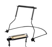 Harmonica Holder Neck Professional, 10 Holes Harmonica Holder Metal Neck Holder, Anti-Scratch Stand Support Accessory Professional Neck Rack for Harp