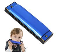 Harmonica Kids,10 Holes 20 Tones Blues Kids Harmonica Mouth Organ,Harmonicas for Adults in C Suitable for Beginners Professionals,Mouth Organ for Adults,Harmonicas,Key of C Harmonica(Blue)