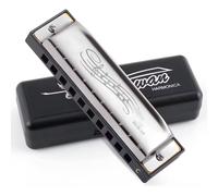 Harmonica Kids,Blues Harmonica C with Plastic Case,Mini Portable 10 Ho