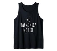 Harmonica Men Women Kids Music Blues Folk Instrument Player Tank Top
