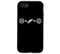 Harmonica Music Makes Happy Blues Harp Player Fan Lover Case for iPhone SE (2020) / 7/8
