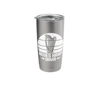 Harmonica Musican Blues Harp Diva Harmonica Stainless Steel Insulated Tumbler