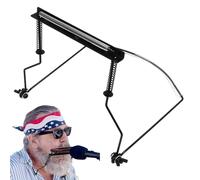 Harmonica Neck Holder Adjustable Metal Harmonica Holder 10 Holes Neck