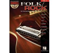 Harmonica Play Along Volume 4 Folk Rock Harmonica Book/Cd