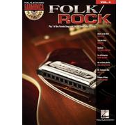 Harmonica Play Along Volume 4 Folk Rock Harmonica Book/Cd