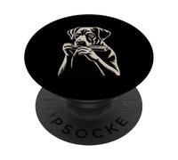 Harmonica Playing Dog Funny Puppy Music Lover PopSockets Adhesive PopGrip