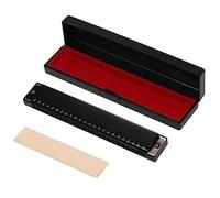 Harmonica Professional Harp Armonica Key of C 24 Hole Polyphony Diatonic Mouth Organ with Case for Blues Folk Jazz Pop for Music Student Teacher Beginner Gift