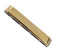 Harmonica Professional Mouthorgan Diatonic Harp 24 Hole Polyphonic 1.2mm Brass Base Plate Universal Musical Instrument for Practice Travel Calle Uso Diario Musicians Beginners