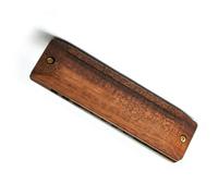 Harmonica Pure Rosewood 10 Hole C Key Wooden Diatonic Harmonica Blues Harp Professional Grade Musical Instrument