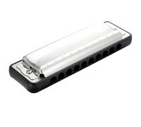harmonica set 10-hole Blues Harmonica For Beginners Advanced Players And Adults(Black)