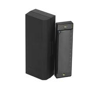 Harmonica Set 10hole Diatonic Harmonica In The Key Of C Blues 20 Note Woodwind Instrument With Box(Black)