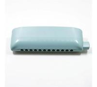 Harmonica Set 12-hole Chromatic Harmonica Plastic Cover Phosphor Bronze Reeds(Blue,C Tone)