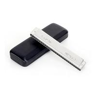 Harmonica Set 24 Hole Tremolo Harmonica Silver Color For Beginners Adults With Case(C Tone)