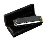 Harmonica Set Blues Harmonica 10hole C Key Beginners Self Study Guide For Men And Women(Black)