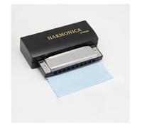 Harmonica Set Chromatic ABS Comb Harmonica 16hole 64tone Mouth Organ Professional Harmonica For Player(F Tone)