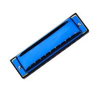harmonica set Harmonica 10 Holes Blues Professional Performance Level Blues C Key Adult Beginners Ten Holes(Blue)