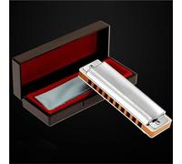 Harmonica Set Key Of C Mouth Organ 10 Hole Professional Blues Diatonic Harmonica For Beginner Player Performance(F Tone)