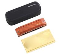 Harmonica Set Rosewood Blues Harmonica 10 Holes Professional Performance Level Men And Women Beginners Ten Holes Blues