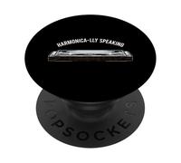 Harmonica Speaking Music Instrument PopSockets Adhesive PopGrip