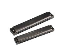 Harmonica Standard Diatonic Key Of C 10 Holes 24 Tones Harmonica Blues For Beginners Professional(Matt black)