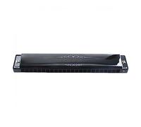 Harmonica Students Black 24 Holes 8K Titanium Harmonica Tremolo Tone Key C Harp MouthOrgan Musical Instruments