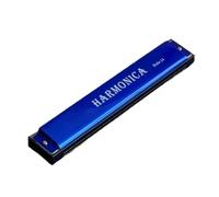 Harmonica The 24 Hole Harmonica Is A Suitable Instrument For Beginners.(Blue)