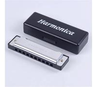 Harmonica The C Major 10 Hole Harmonica Is A Suitable Instrument For Beginners(Silver)