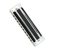 harmonica White 10 Holes Harp Diatonic Harmonica #F/G/Ab/A/Bb/B/C/Db/D/Eb Key Mouth Organ Musical Instrument For Beginner (Color : Eb)