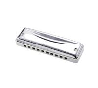 Harmonica With 10 Hole C-key Blues For Beginner Adult Student Professional Level Harmonica(Ivory)