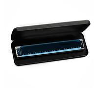 Harmonicas For Adults 28-hole Polyphonic Harmonica For Beginners Professional Harmonica In C Blue Beautiful Tone