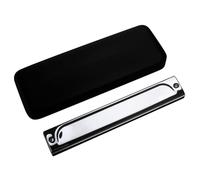 Harmonicas For Adults Single-note Harmonica 24 Holes Single Row Single Hole C Key Stainless Steel Professional Harmonica Instrument(F#(Gb) tune)