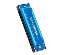 Harmonicas for Students 10-hole Blues Harmonica Portable Harmonica Musical Instrument Christmas Gift (Color : 02)