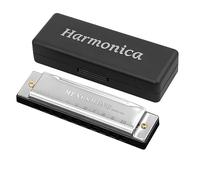 Harmonicas for Students 10-hole Blues Harmonica Portable Harmonica Musical Instrument Christmas Gift (Color : 07)