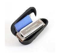 Harmonicas for Students 10 Holes Wood Comb Chromatic Harmonica Music Instruments With Zipper Pouch (Color : Eb)
