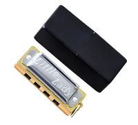Harmonicas for Students 4 Holes 8 Brass Reeds Standard Mini Diatonic Key Of C Harmonica With Stainless Steel Covers