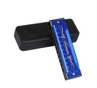 Harmonicas for Students Diatonic Harmonica C Key Standard 10 Holes 20 Tones Harmonica With Cover Easy Playing (Color : 02)