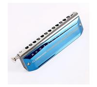 Harmonicas for Students Stainless Steel Covers Chromatic Harmonica 12 Hole 48 Tone Harmonica For Player (Color : G)