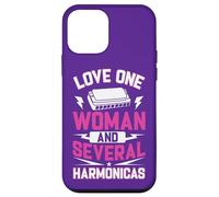 Harmonicist Quote Love One Woman And Several Harmonicas Case for iPhone 12 mini