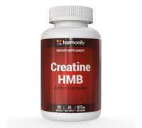 HARMONIFY Creatine + HMB + Calcium Capsules, High Strength Creatine Monohydrate & Calcium HMB Active Complex, Muscle Recovery, Training & Performance Support, 90 Capsules