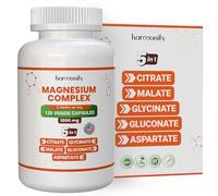HARMONIFY Magnesium Glycinate Citrate Malate Aspartate Gluconate, 5 in 1 Formula, 120 Purified Veggie Capsule, 1000 mg, Gluten Free, Non-GMO, 60 Days Serving