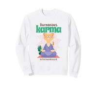 Harmonious Karma Paws And Breath Yoga Sweatshirt