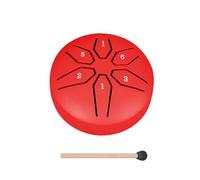 Harmonious Sound Producing Steel Tongue Drum 3 Inch with 6 Notes Supporting Mental and Outdoor Music Creativity Yoga Instrument