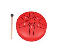 Harmonious Sound Producing Steel Tongue Drum 3 Inch with 6 Notes Supporting Mental and Outdoor Music Creativity Small Drum