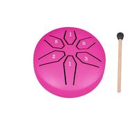 Harmonious Sound Producing Steel Tongue Drum 3 Inch with 6 Notes Supporting Mental and Outdoor Music Creativity Steel