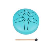Harmonious Sound Producing Steel Tongue Drum 3 Inch with 6 Notes Supporting Mental and Outdoor Music Creativity Yoga Instrument