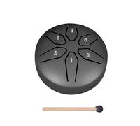 Harmonious Sound Producing Steel Tongue Drum 3 Inch with 6 Notes Supporting Mental and Outdoor Music Creativity Yoga Instrument